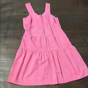 Old Navy Bright Pink Tiered womens Dresssize large